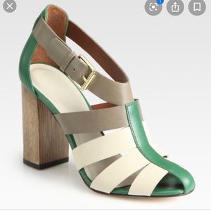 Elizabeth and James Vero Cuoio T Strap Sandal